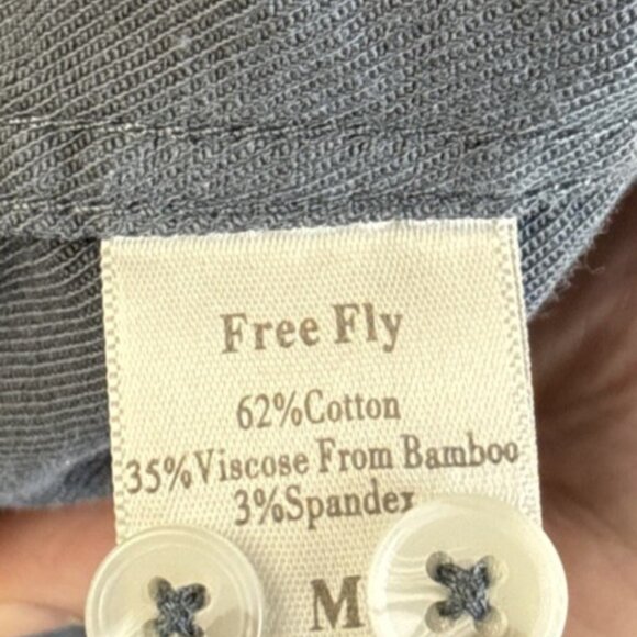 Free Fly Comfort On Adventure Out Button Down Shirt Mens‎ Size M Casual Business - Picture 9 of 10